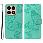 For Xiaomi 15T Wallet Case Floral Butterfly Imprinted Leather Phone Cover Stand