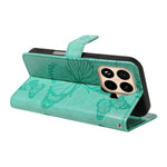 For Xiaomi 15T Pro Wallet Case Floral Butterfly Imprinted Leather Phone Cover Stand