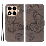 For Xiaomi 15T Pro Wallet Case Floral Butterfly Imprinted Leather Phone Cover Stand