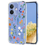 For Oppo A3x 5G (India) / Oppo A3x 4G / Oppo A3 5G / Oppo A3 4G / Oppo A40 4G / Oppo A40M 4G / Oppo A3i 5G / Oppo A5i 4G / Oppo A60 5G Case Butterfly Floral Pattern Printing TPU Phone Back Cover