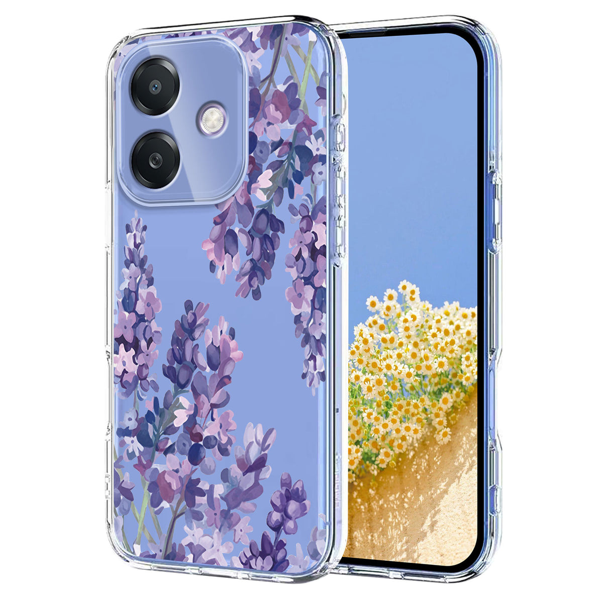 For Oppo A3x 5G (India) / Oppo A3x 4G / Oppo A3 5G / Oppo A3 4G / Oppo A40 4G / Oppo A40M 4G / Oppo A3i 5G / Oppo A5i 4G / Oppo A60 5G Case Butterfly Floral Pattern Printing TPU Phone Back Cover