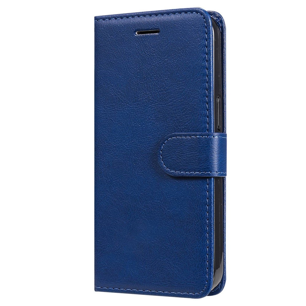 For Huawei Enjoy 50 / nova Y70 Plus 4G / nova Y70 Case Solid Color Leather Mobile Cover Wallet Stand with Strap