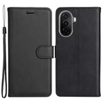 For Huawei Enjoy 50 / nova Y70 Plus 4G / nova Y70 Case Solid Color Leather Mobile Cover Wallet Stand with Strap
