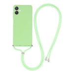 For Samsung Galaxy A04e 4G Case Flexible TPU Fiber Lining Anti-Shock Crossbody Phone Cover