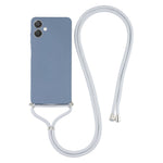 For Samsung Galaxy A04e 4G Case Flexible TPU Fiber Lining Anti-Shock Crossbody Phone Cover