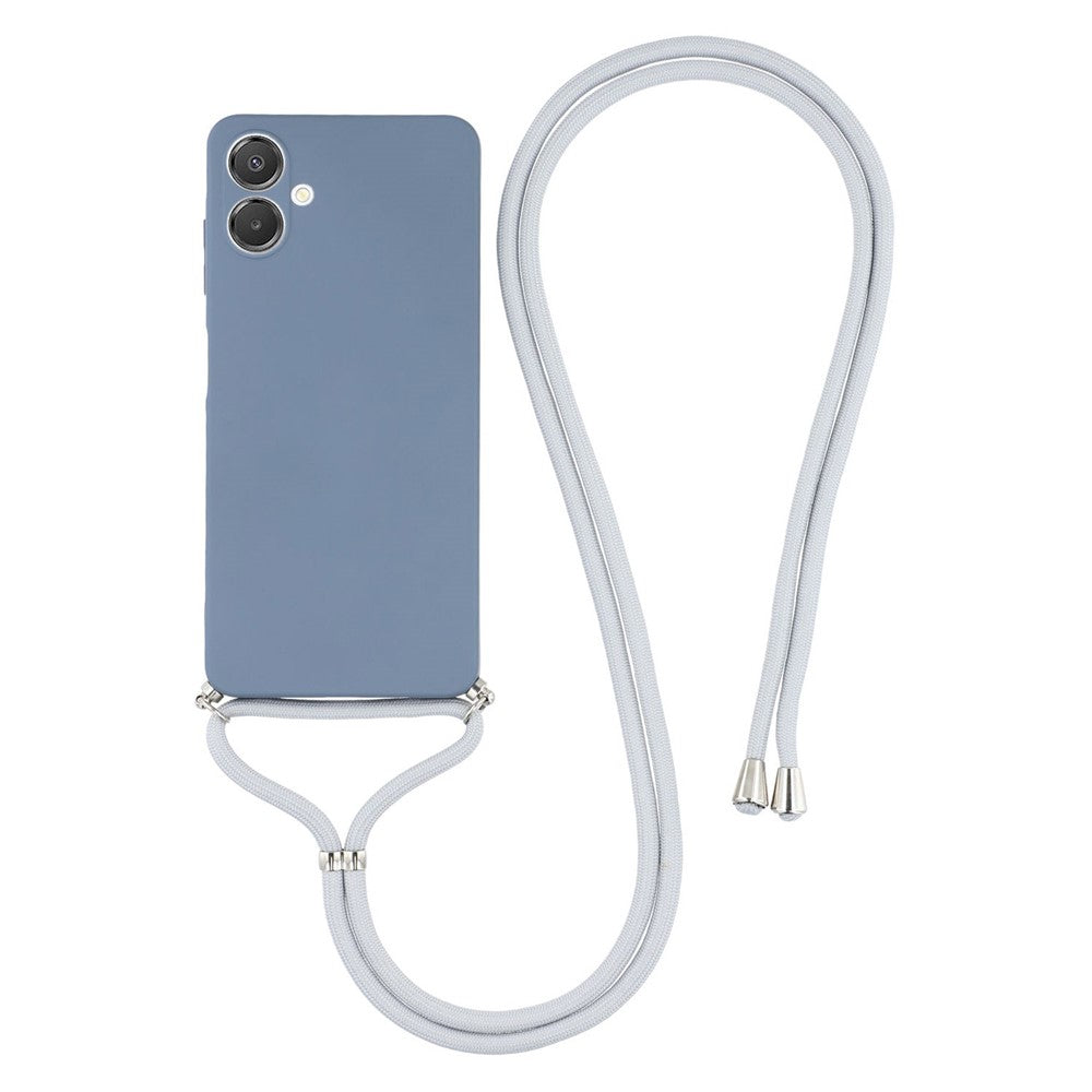 For Samsung Galaxy A04e 4G Case Flexible TPU Fiber Lining Anti-Shock Crossbody Phone Cover