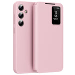 For Samsung Galaxy S25 FE Case with Card Holder Smart View Window Leather Phone Cover