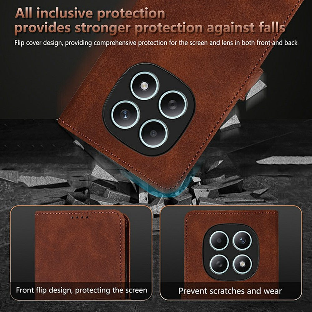 AZNS For Xiaomi Poco M8 5G / Redmi Note 15 5G (Global) Case PU Leather Wallet Phone Cover