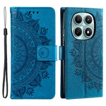 For Xiaomi Poco M8 5G / Redmi Note 15 5G (Global) Stand Case Imprinted Totem PU Leather Wallet Phone Cover with Wrist Strap