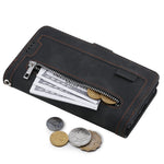 For Xiaomi Redmi Note 15 Pro 5G (Global) Case 9 Card Slots Zipper Wallet PU Leather Phone Cover with Wrist Strap