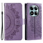 For Xiaomi Redmi Note 15 Pro 5G (Global) Stand Case Imprinted Totem PU Leather Wallet Phone Cover with Wrist Strap