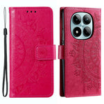 For Xiaomi Redmi Note 15 Pro 5G (Global) Stand Case Imprinted Totem PU Leather Wallet Phone Cover with Wrist Strap