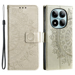 For Xiaomi Redmi Note 15 Pro 5G (Global) Stand Case Imprinted Totem PU Leather Wallet Phone Cover with Wrist Strap
