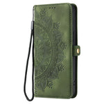 For Xiaomi Poco M8 Pro 5G / Redmi Note 15 Pro+ 5G (Global) Case Skin Feel Totem Imprinted Wallet Leather Phone Cover with Hand Strap