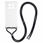 For Xiaomi Redmi Note 15 Pro 5G (Global) Case Reinforced Corner TPU Clear Phone Cover with Lanyard
