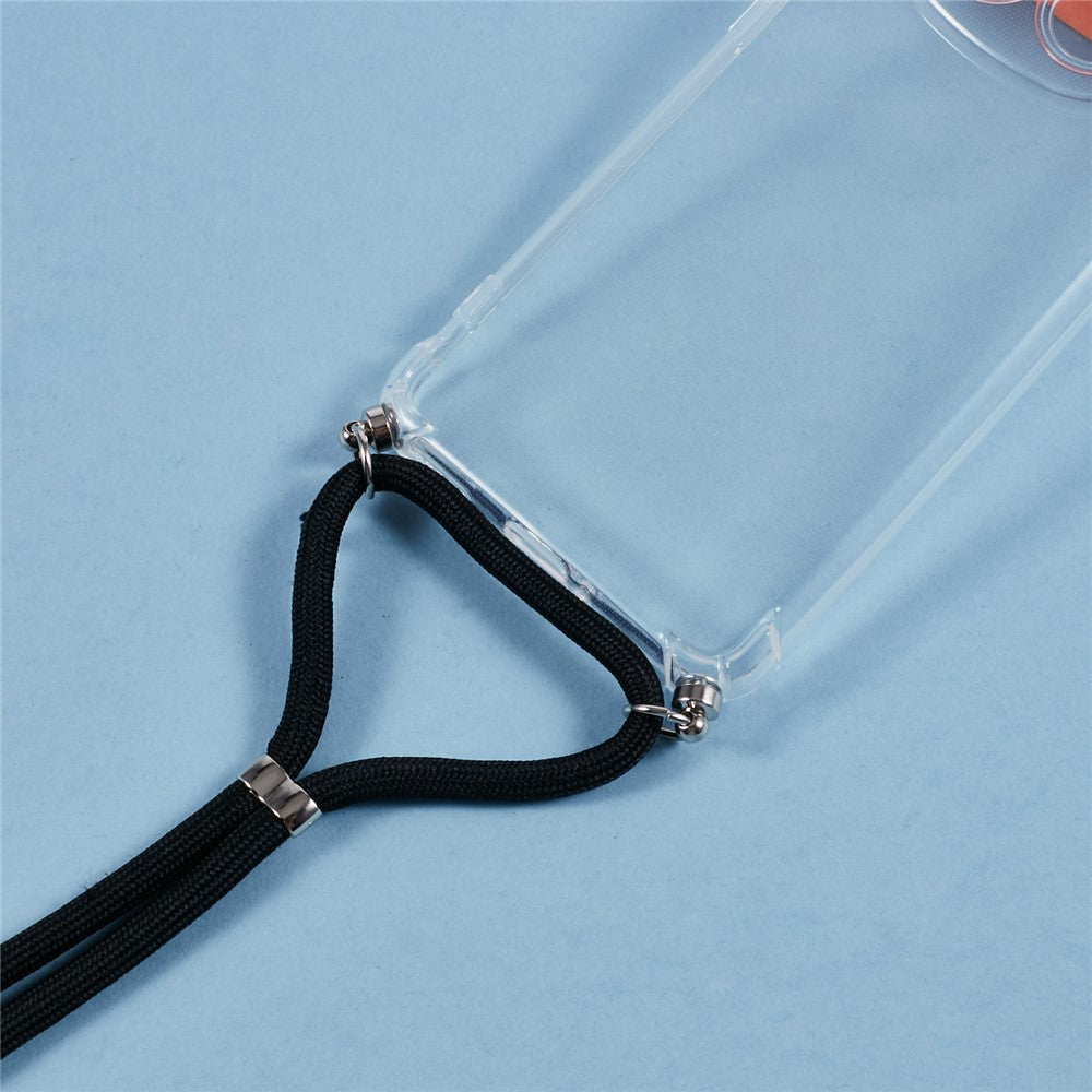 For Xiaomi Redmi Note 15 Pro 5G (Global) Case Reinforced Corner TPU Clear Phone Cover with Lanyard