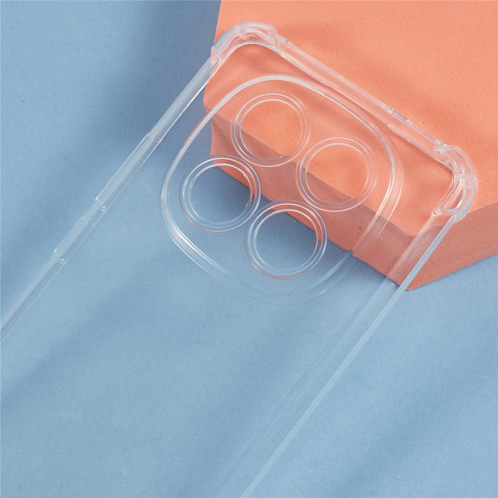 For Xiaomi Redmi Note 15 Pro 5G (Global) Case Reinforced Corner TPU Clear Phone Cover with Lanyard