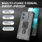Phone Case For Xiaomi Redmi 15C 5G (EU) (173mm)  /  4G (EU) (173mm)  /  Poco C85 4G (173mm) Rotatable Ring Kickstand PC + TPU Cover