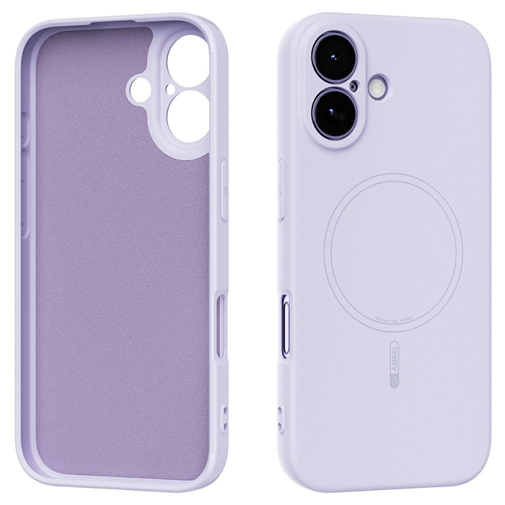 ABEEL For iPhone 17 Case Compatible with MagSafe Skin Touch Liquid Silicone Phone Back Cover