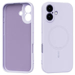 ABEEL For iPhone 17 Case Compatible with MagSafe Skin Touch Liquid Silicone Phone Back Cover