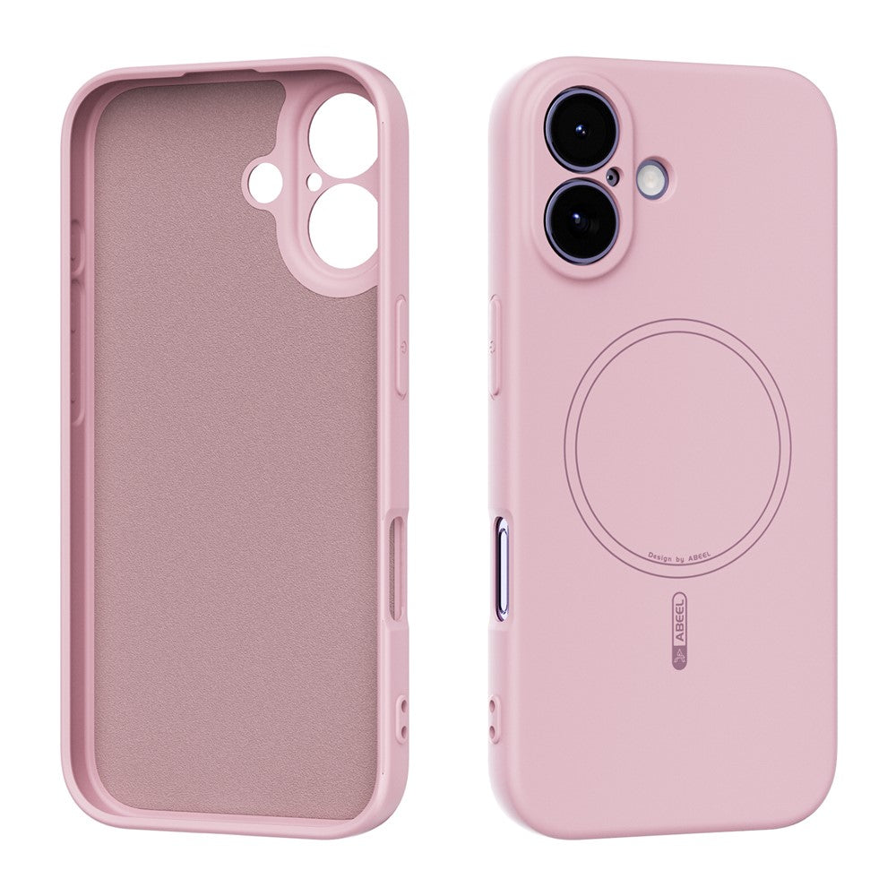 ABEEL For iPhone 17 Case Compatible with MagSafe Skin Touch Liquid Silicone Phone Back Cover