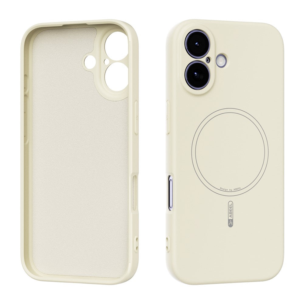 ABEEL For iPhone 17 Case Compatible with MagSafe Skin Touch Liquid Silicone Phone Back Cover