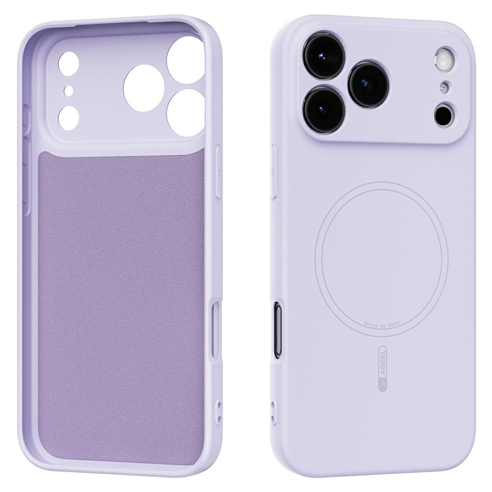 ABEEL For iPhone 17 Pro Case Compatible with MagSafe Skin Touch Liquid Silicone Phone Back Cover