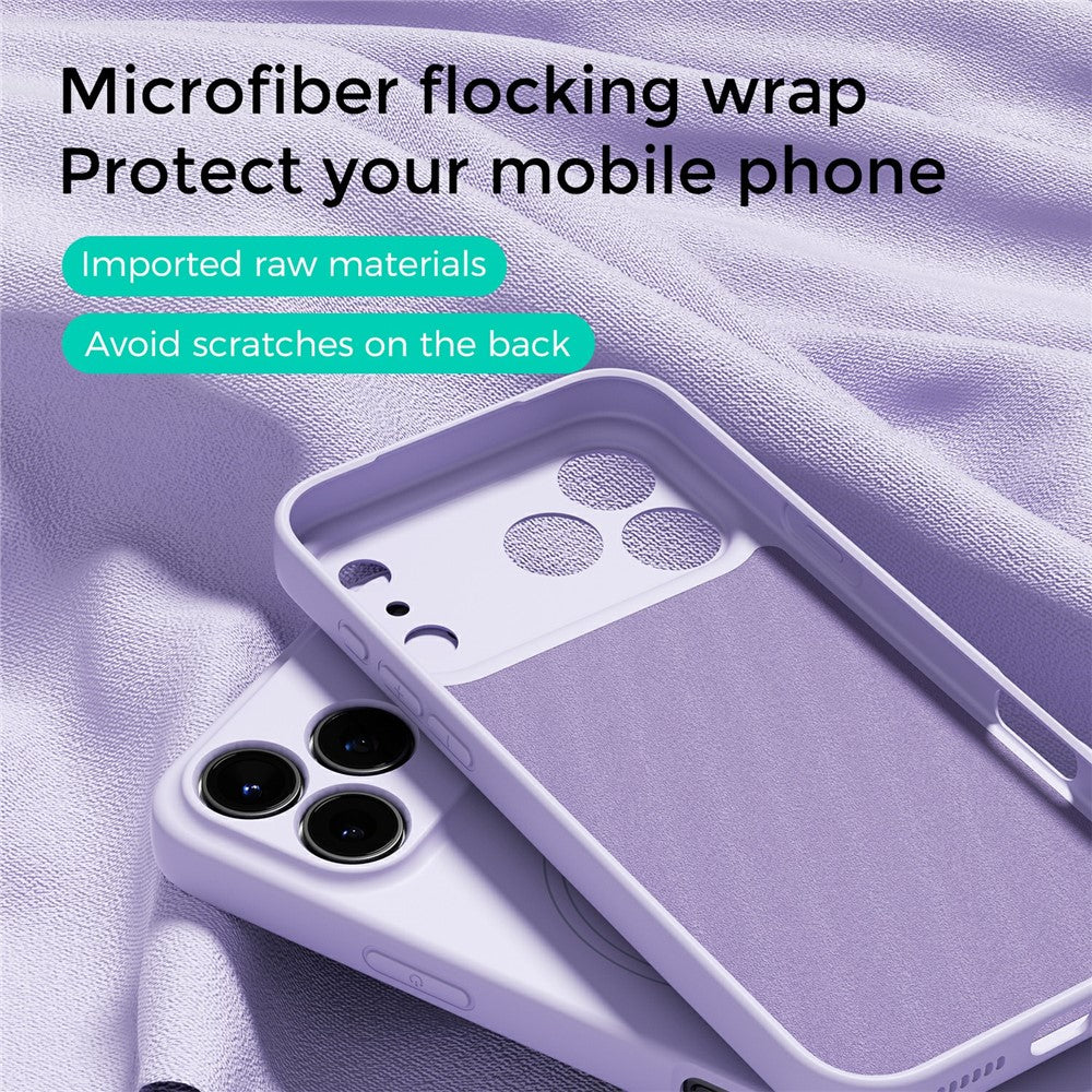 ABEEL For iPhone 17 Pro Case Compatible with MagSafe Skin Touch Liquid Silicone Phone Back Cover
