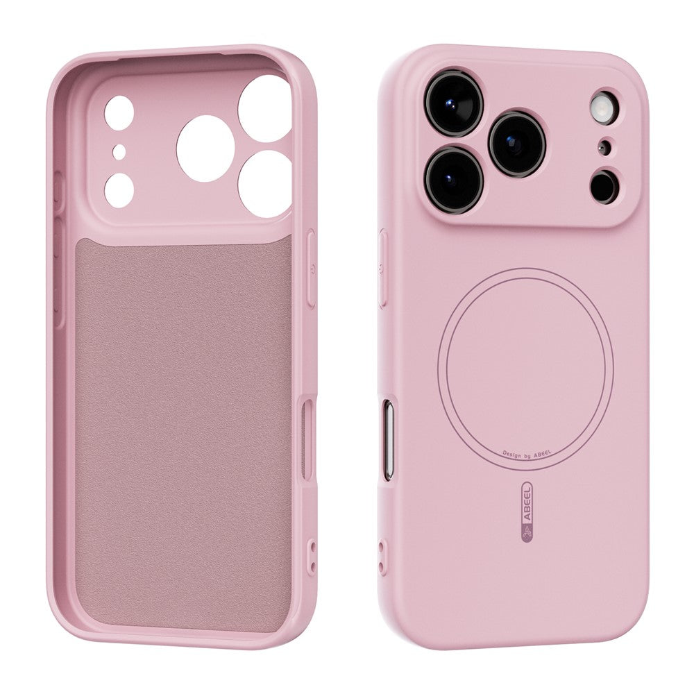 ABEEL For iPhone 17 Pro Case Compatible with MagSafe Skin Touch Liquid Silicone Phone Back Cover
