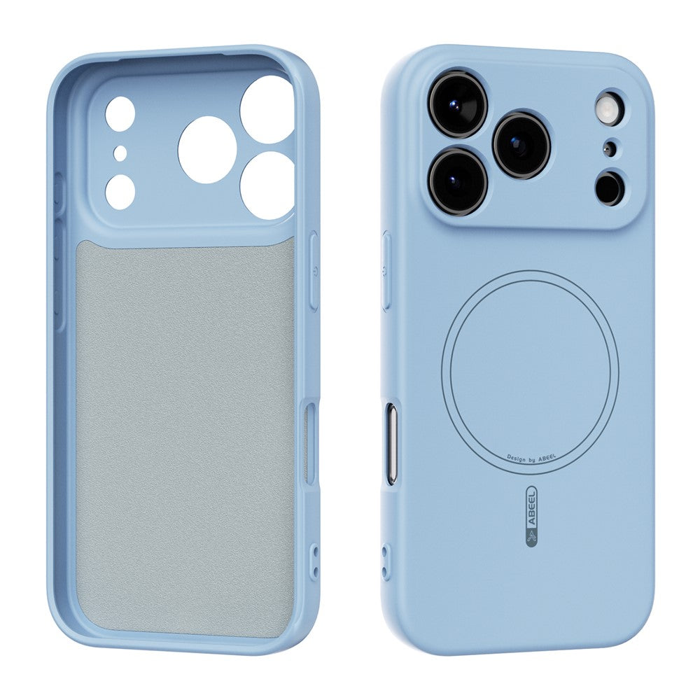 ABEEL For iPhone 17 Pro Case Compatible with MagSafe Skin Touch Liquid Silicone Phone Back Cover