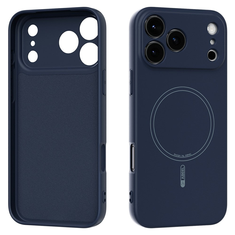 ABEEL For iPhone 17 Pro Case Compatible with MagSafe Skin Touch Liquid Silicone Phone Back Cover