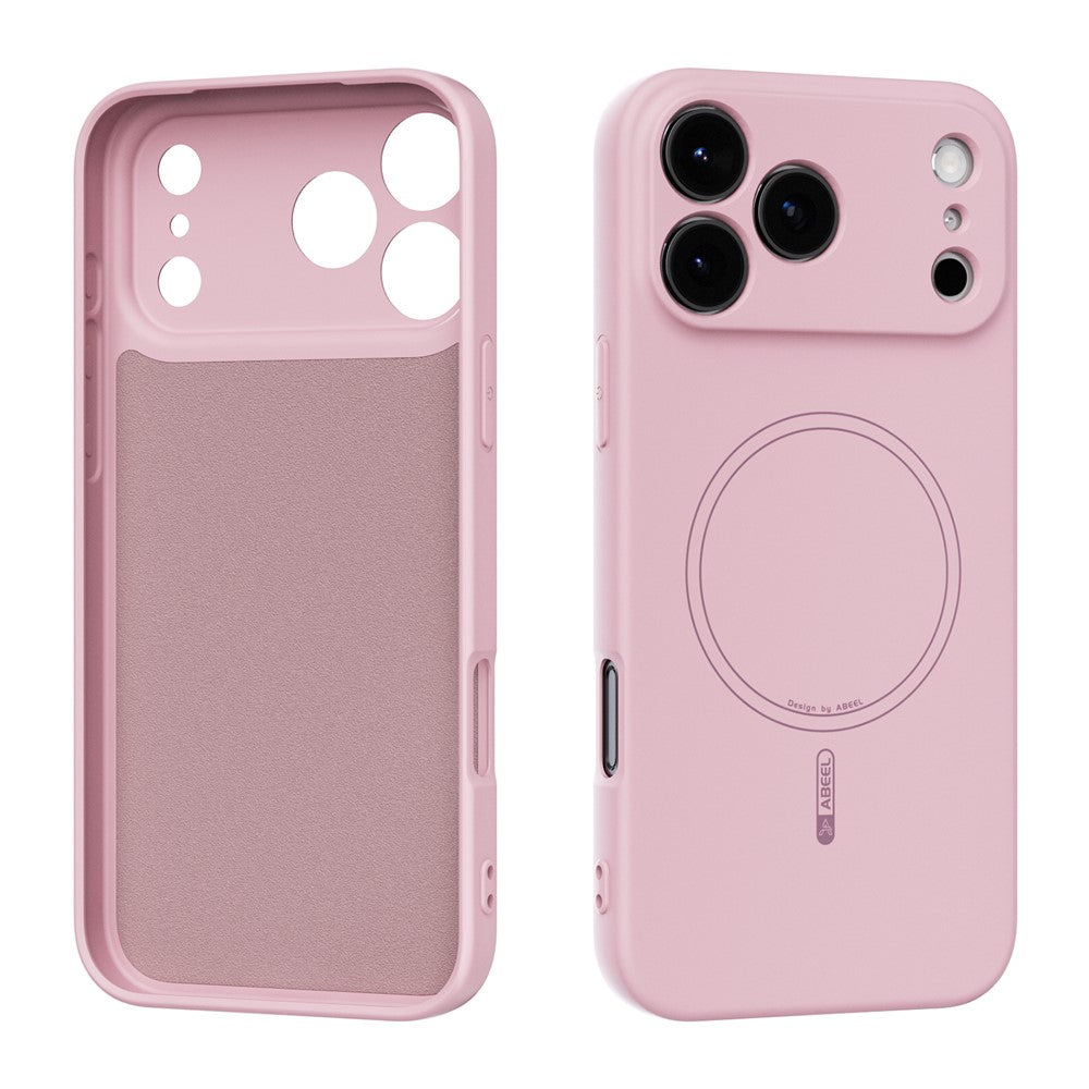 ABEEL For iPhone 17 Pro Max Case Compatible with MagSafe Skin Touch Liquid Silicone Phone Back Cover