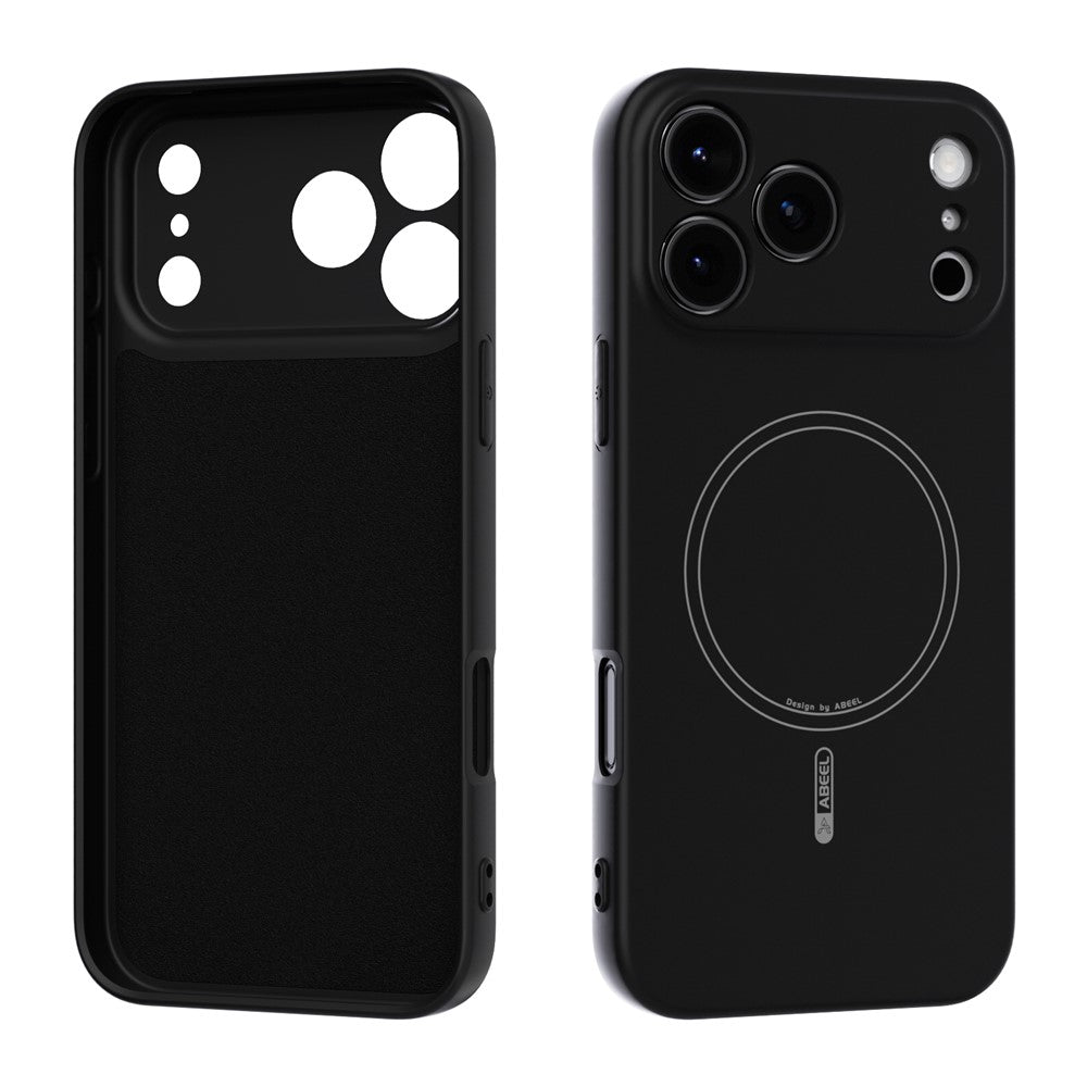 ABEEL For iPhone 17 Pro Max Case Compatible with MagSafe Skin Touch Liquid Silicone Phone Back Cover