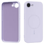ABEEL For iPhone 17e / 16e Case Compatible with MagSafe Skin Touch Liquid Silicone Phone Back Cover