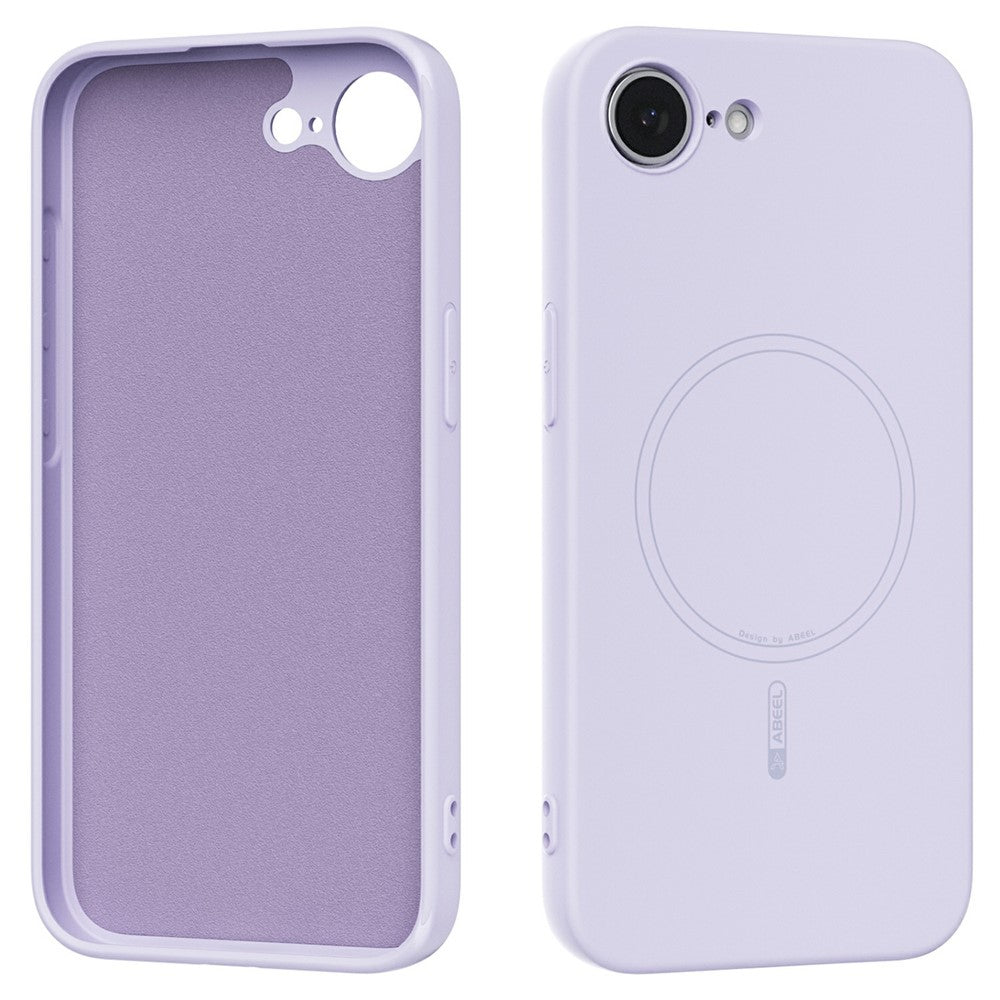 ABEEL For iPhone 17e / 16e Case Compatible with MagSafe Skin Touch Liquid Silicone Phone Back Cover