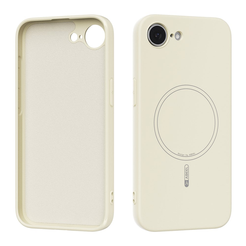 ABEEL For iPhone 17e / 16e Case Compatible with MagSafe Skin Touch Liquid Silicone Phone Back Cover