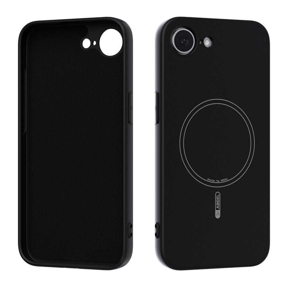 ABEEL For iPhone 17e / 16e Case Compatible with MagSafe Skin Touch Liquid Silicone Phone Back Cover