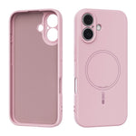 ABEEL For iPhone 16 Case Compatible with MagSafe Skin Touch Liquid Silicone Phone Back Cover