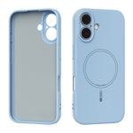 ABEEL For iPhone 16 Case Compatible with MagSafe Skin Touch Liquid Silicone Phone Back Cover