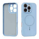 ABEEL For iPhone 16 Pro Case Compatible with MagSafe Skin Touch Liquid Silicone Phone Back Cover