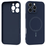 ABEEL For iPhone 16 Pro Case Compatible with MagSafe Skin Touch Liquid Silicone Phone Back Cover