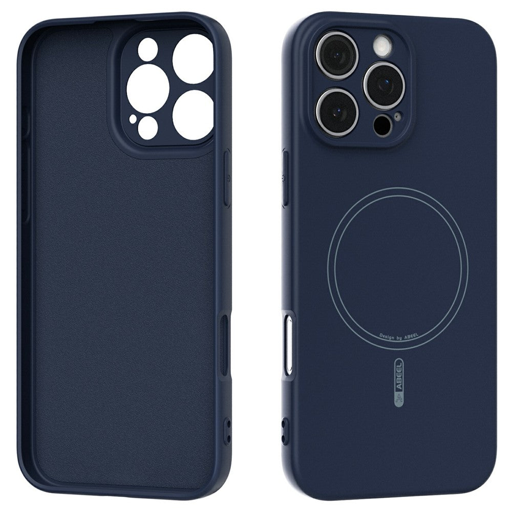 ABEEL For iPhone 16 Pro Case Compatible with MagSafe Skin Touch Liquid Silicone Phone Back Cover