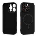 ABEEL For iPhone 16 Pro Case Compatible with MagSafe Skin Touch Liquid Silicone Phone Back Cover