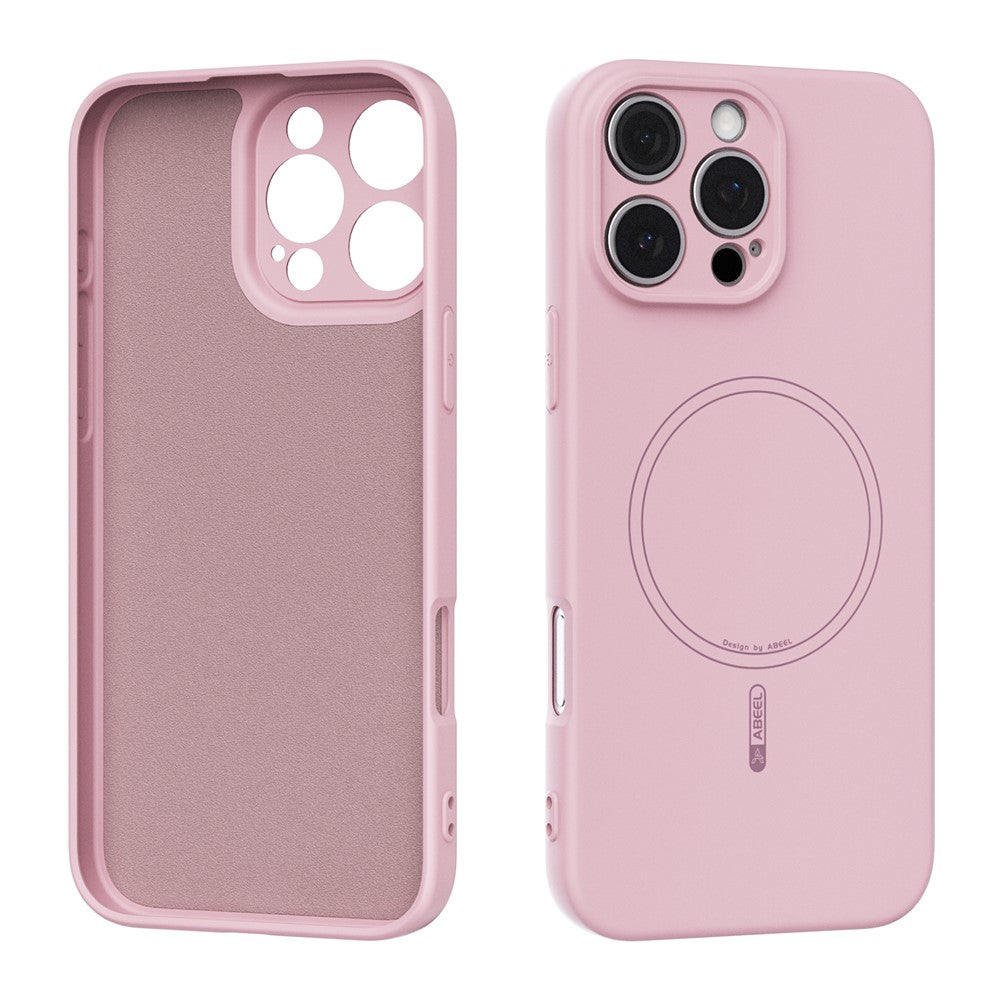 ABEEL For iPhone 16 Pro Max Case Compatible with MagSafe Skin Touch Liquid Silicone Phone Back Cover