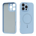 ABEEL For iPhone 16 Pro Max Case Compatible with MagSafe Skin Touch Liquid Silicone Phone Back Cover