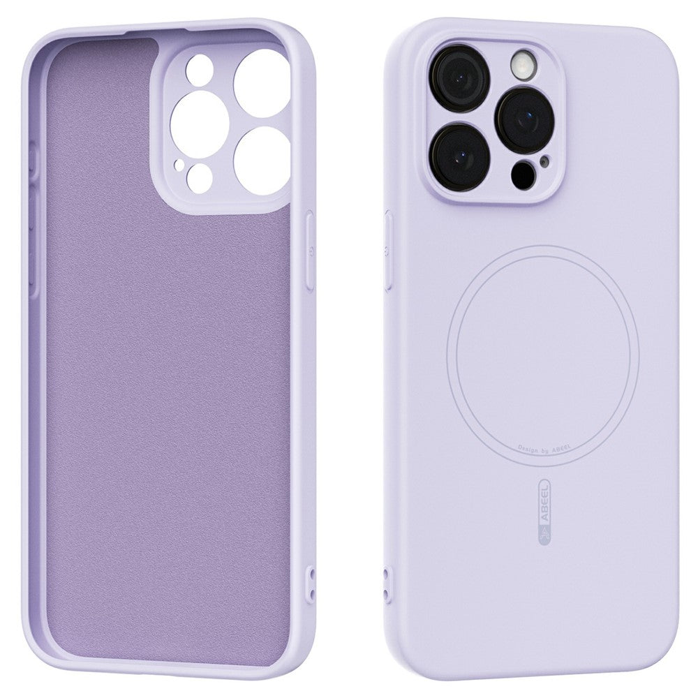ABEEL For iPhone 15 Pro Max Case Compatible with MagSafe Skin Touch Liquid Silicone Phone Back Cover