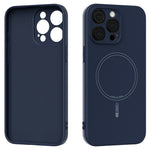 ABEEL For iPhone 15 Pro Max Case Compatible with MagSafe Skin Touch Liquid Silicone Phone Back Cover
