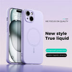 ABEEL Cover til iPhone 13 Kompatibel med MagSafe Hudvenlig Flydende Silikone Telefon Bagcover