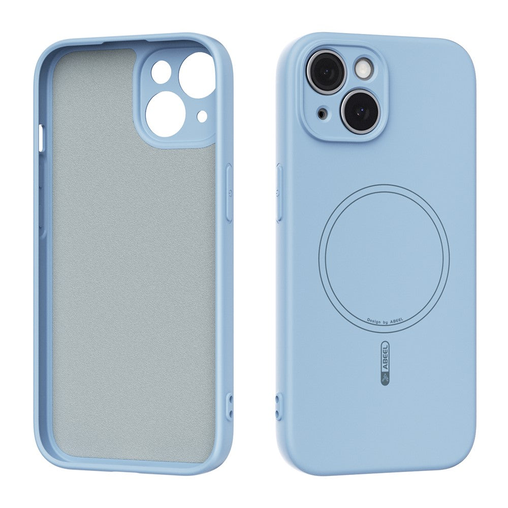ABEEL Cover til iPhone 13 Kompatibel med MagSafe Hudvenlig Flydende Silikone Telefon Bagcover