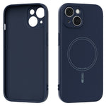 ABEEL Cover til iPhone 13 Kompatibel med MagSafe Hudvenlig Flydende Silikone Telefon Bagcover